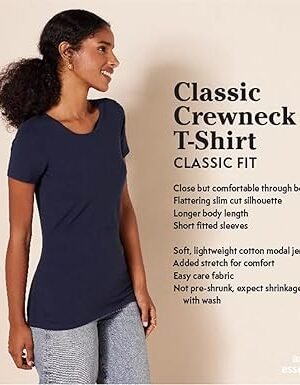 Women RegularFit ShortSleeve Crewneck TShirt Multipacks